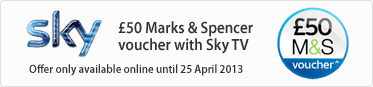 sky tv marks and spencer offer