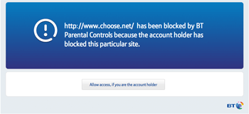 blocked site