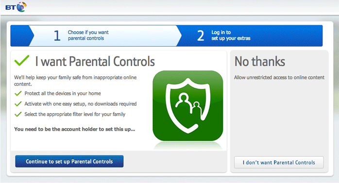 controls set up